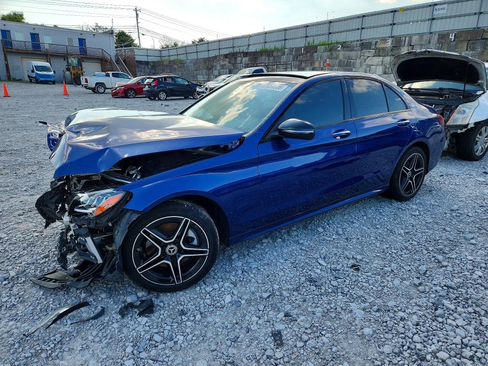 62954506 :رقم المزاد ، W1KWF8EB4MR652015 vin ، 2021 Mercedes-benz C مزاد بيع