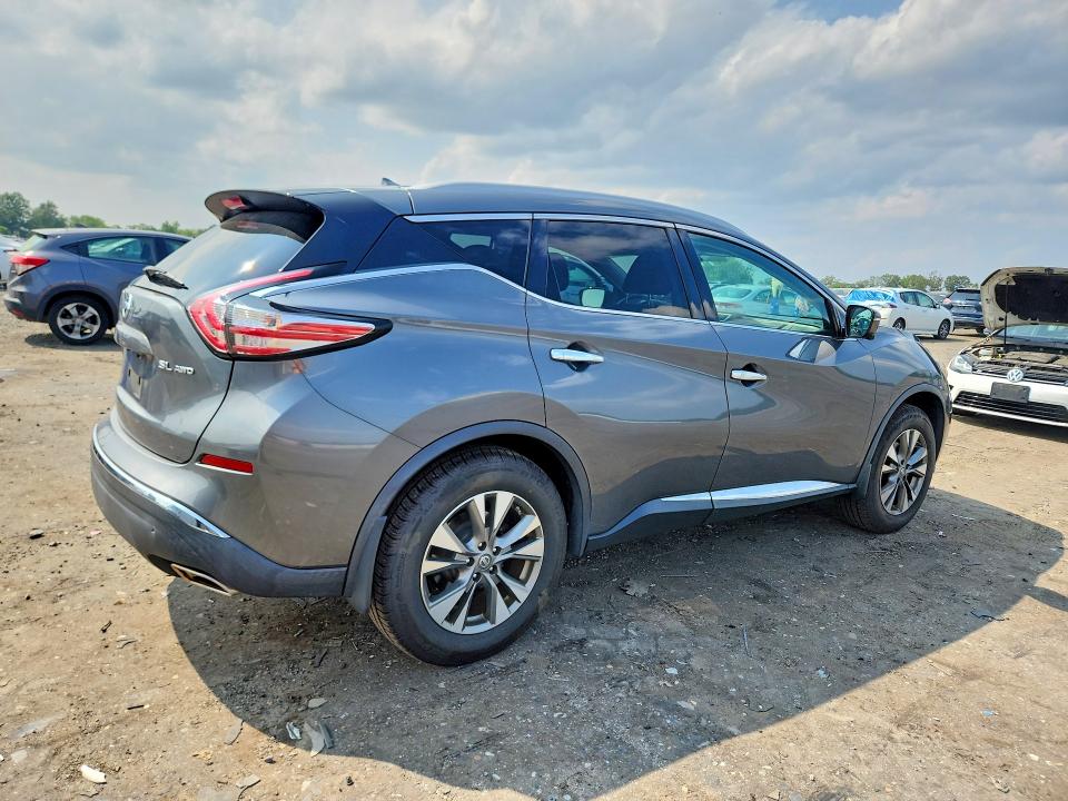 2015 Nissan Murano მანქანა იყიდება აუქციონზე, vin: 5N1AZ2MH3FN262835, აუქციონის ნომერი: 61745776