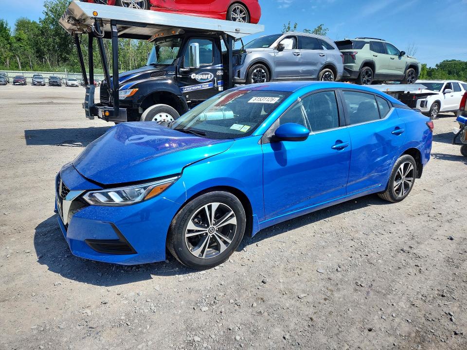 61531126 :رقم المزاد ، 3N1AB8CV0NY223191 vin ، 2022 Nissan Sentra مزاد بيع