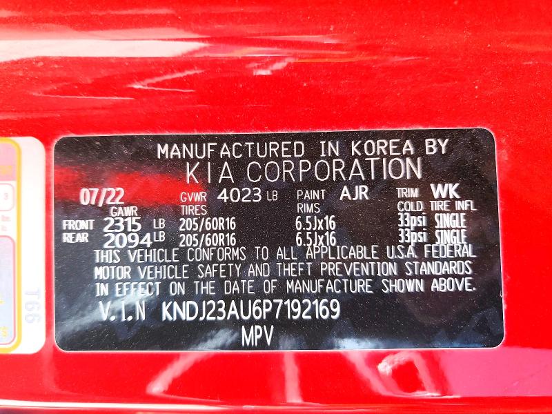 Продажа на аукционе авто 2023 Kia Soul, vin: KNDJ23AU6P7192169, номер лота: 59630686