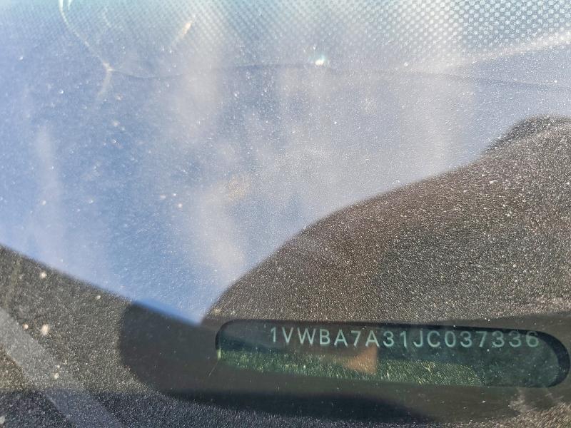 79135225 :رقم المزاد ، 1VWBA7A31JC037336 vin ، 2018 Volkswagen Passat مزاد بيع
