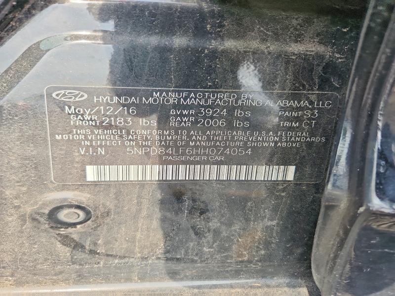 Продаж на аукціоні авто 2017 Hyundai Elantra, vin: 5NPD84LF6HH074054, номер лоту: 60668856
