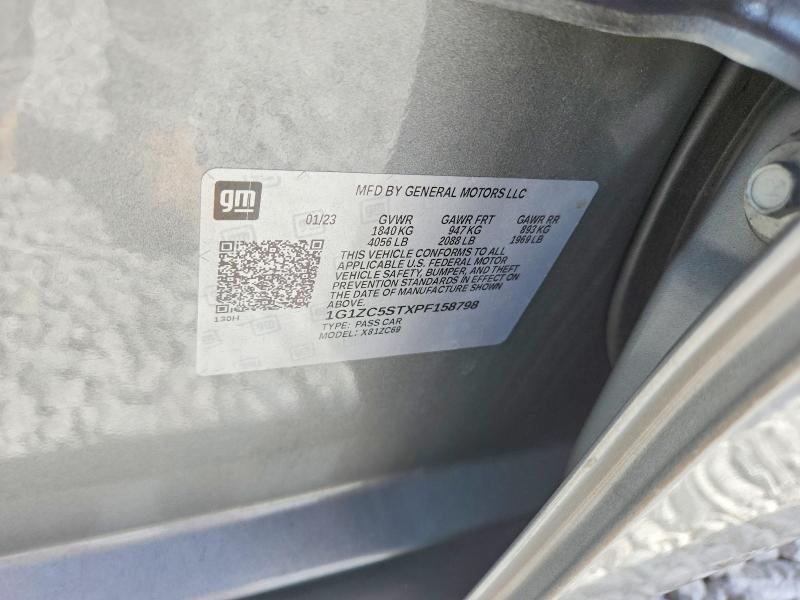 Продажа на аукционе авто 2023 Chevrolet Malibu, vin: 1G1ZC5STXPF158798, номер лота: 62572386