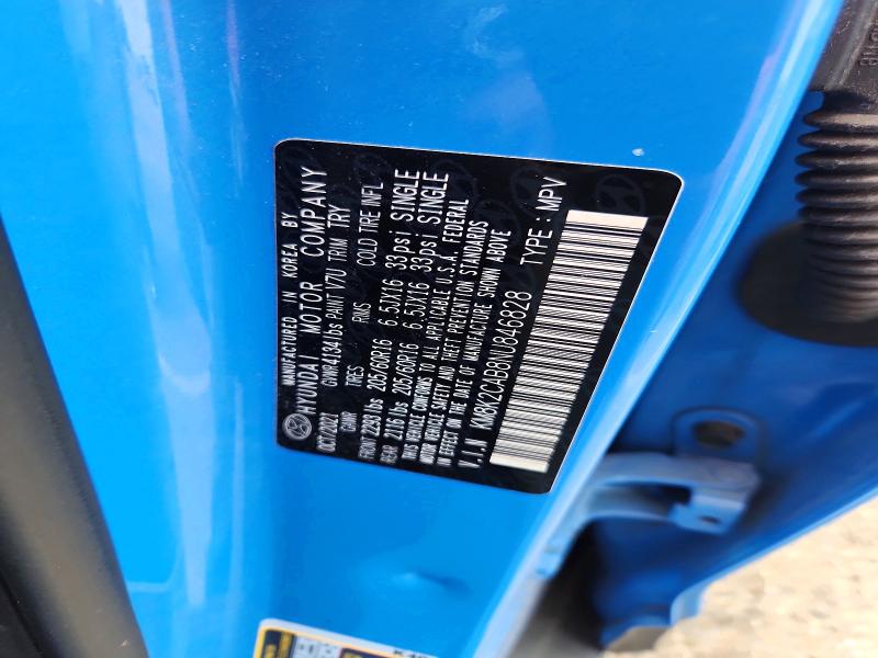 61710776 :رقم المزاد ، KM8K2CAB8NU846828 vin ، 2022 Hyundai Kona مزاد بيع