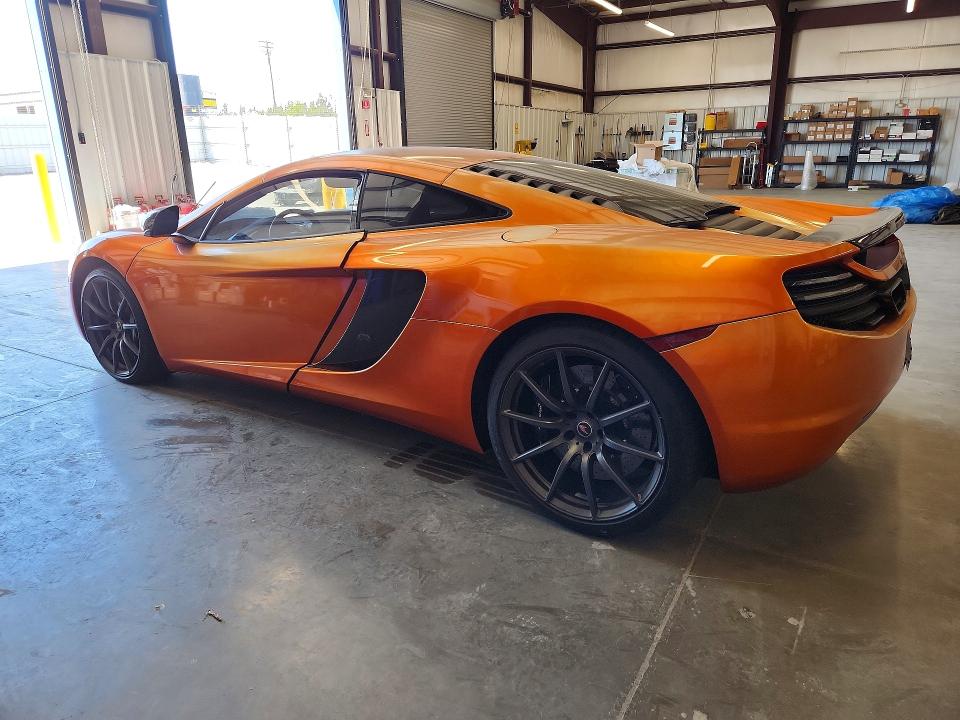 62593496 :رقم المزاد ، SBM11AAA0CW001706 vin ، 2012 Mclaren Automotive Mp4-12c مزاد بيع