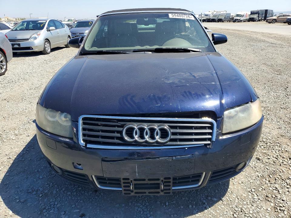 2006 Audi A4 მანქანა იყიდება აუქციონზე, vin: WAUAC48H46K004933, აუქციონის ნომერი: 59400726