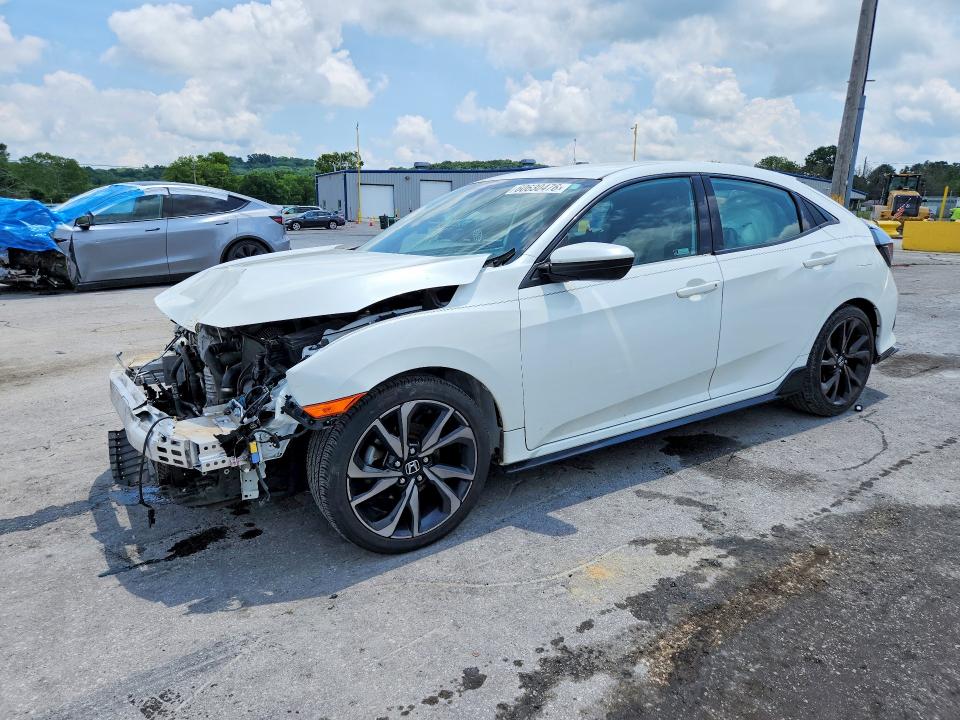 2018 Honda Civic მანქანა იყიდება აუქციონზე, vin: SHHFK7H41JU212296, აუქციონის ნომერი: 60630476