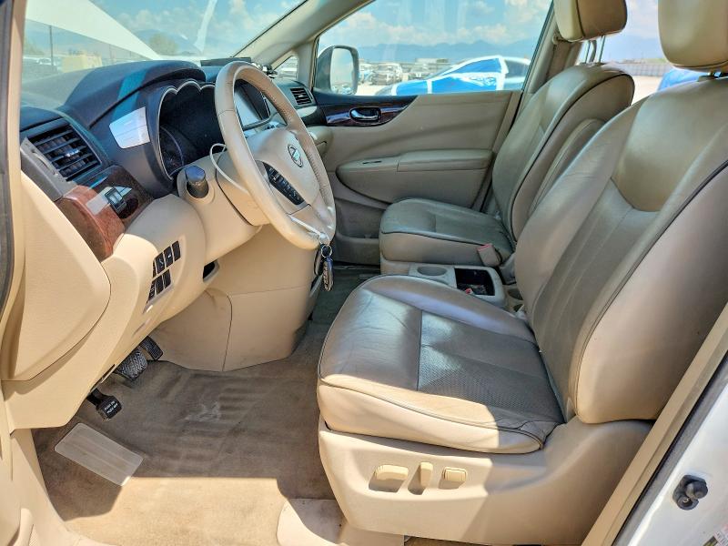 2012 Nissan Quest მანქანა იყიდება აუქციონზე, vin: JN8AE2KP9C9033627, აუქციონის ნომერი: 62633406
