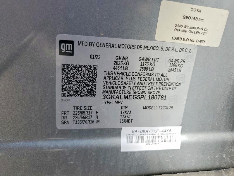 Продаж на аукціоні авто 2023 Gmc Terrain, vin: 3GKALMEG5PL180781, номер лоту: 60422146