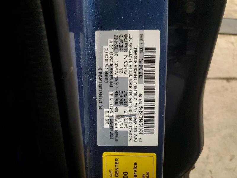 Продаж на аукціоні авто 2022 Mazda Cx-5, vin: JM3KFBCM5N0564789, номер лоту: 61286376