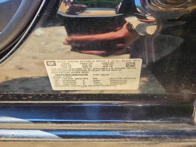 Продаж на аукціоні авто 2014 Chevrolet Silverado, vin: 3GCPCREC2EG240795, номер лоту: 62882366