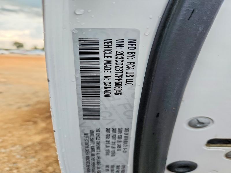 2023 Dodge Challenger მანქანა იყიდება აუქციონზე, vin: 2C3CDZBT7PH606046, აუქციონის ნომერი: 59332086