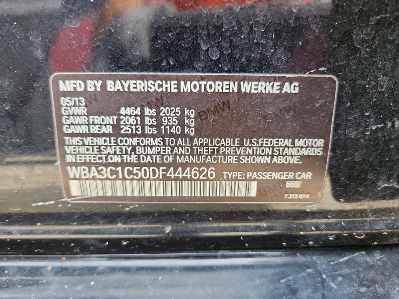Aukcja sprzedaży 2013 Bmw 328, vin: WBA3C1C50DF444626, numer aukcji: 61293906