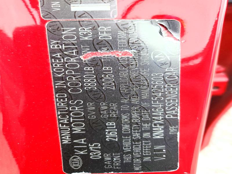 Продажа на аукционе авто 2015 Kia Forte, vin: KNAFX4A64F5425603, номер лота: 59745526