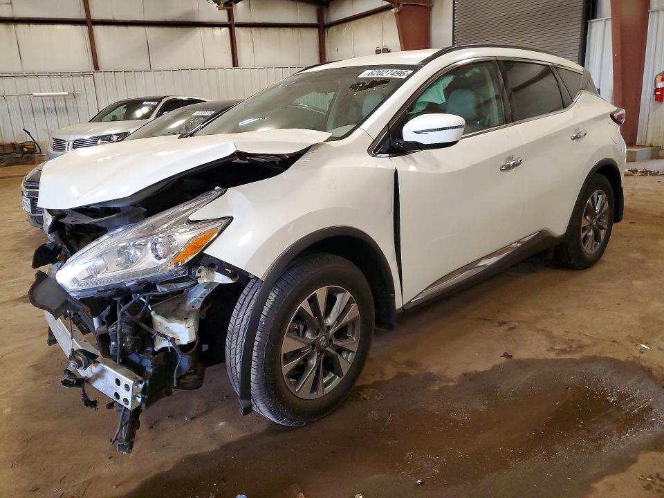 Продаж на аукціоні авто 2016 Nissan Murano, vin: 5N1AZ2MG3GN157513, номер лоту: 62027496