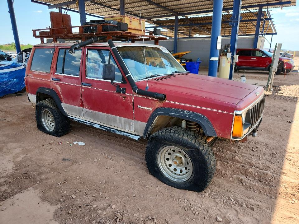 59931806 :رقم المزاد ، 1JCHX7815HT014733 vin ، 1987 Jeep Cherokee مزاد بيع