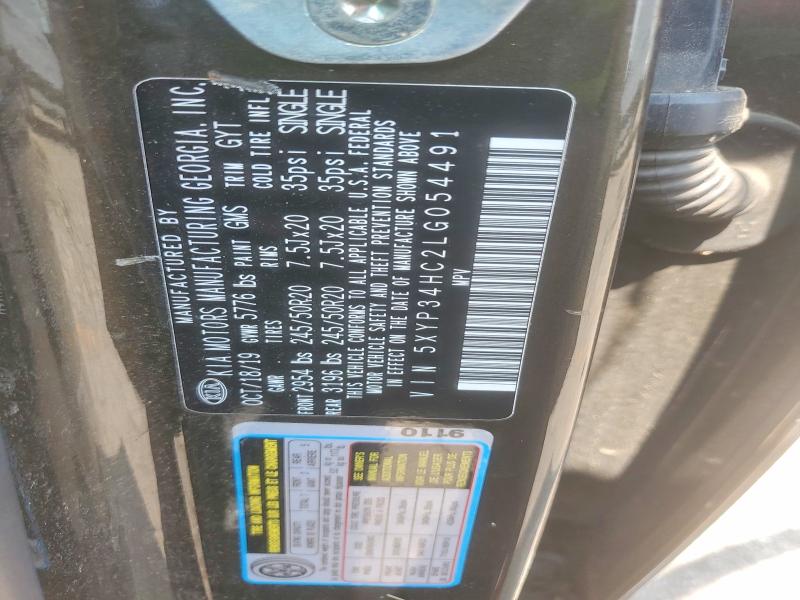 Aukcja sprzedaży 2020 Kia Telluride, vin: 5XYP34HC2LG054491, numer aukcji: 63346706