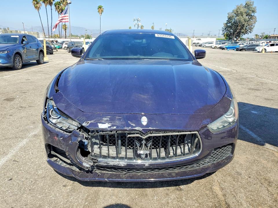 2015 Maserati Ghibli მანქანა იყიდება აუქციონზე, vin: ZAM57XSA4F1146237, აუქციონის ნომერი: 63344436