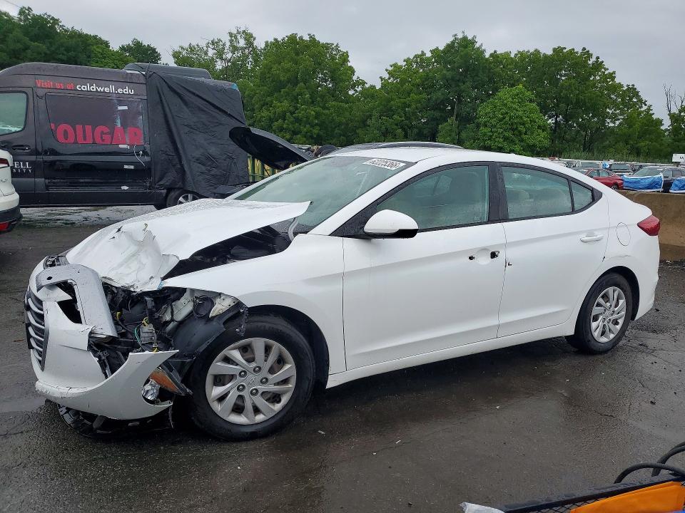 62225366 :رقم المزاد ، 5NPD74LF6HH087860 vin ، 2017 Hyundai Elantra مزاد بيع