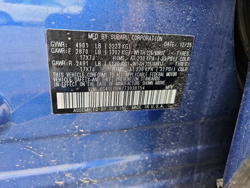 Aukcja sprzedaży 2026 Subaru Forester, vin: 4S4SLDB67T3038154, numer aukcji: 61772256