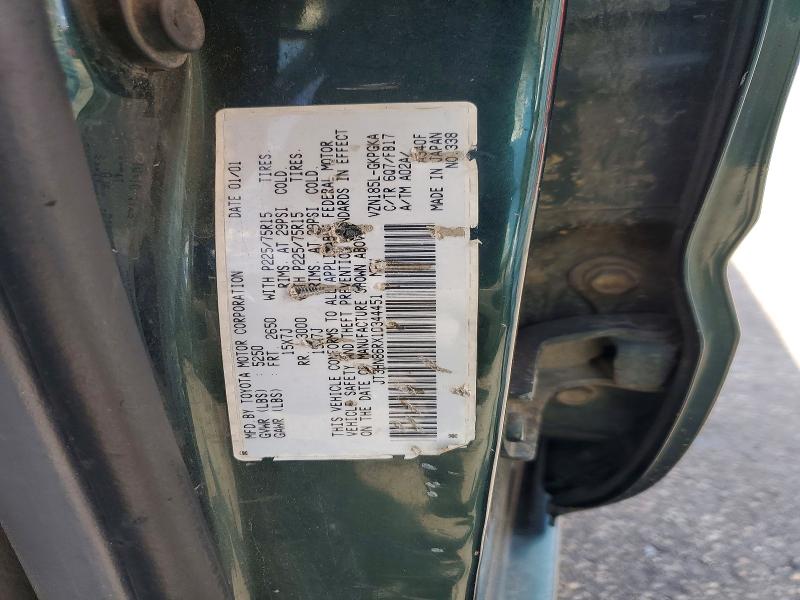 Aukcja sprzedaży 2001 Toyota 4runner, vin: JT3HN86RX10344451, numer aukcji: 61804616