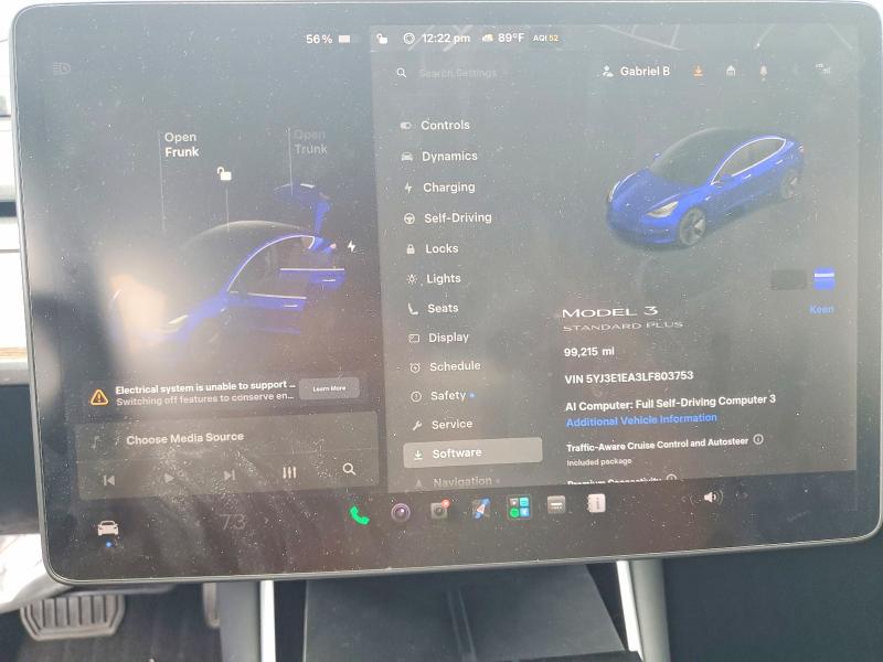 Продаж на аукціоні авто 2020 Tesla Model 3, vin: 5YJ3E1EA3LF803753, номер лоту: 60833696