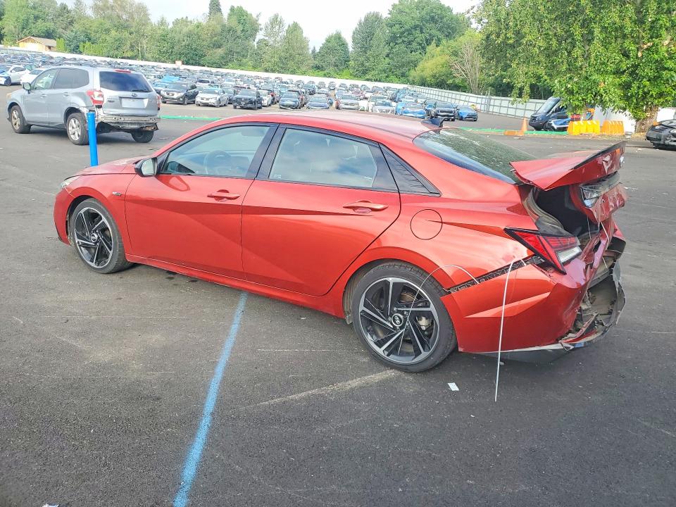 Продажа на аукционе авто 2021 Hyundai Elantra, vin: KMHLR4AF0MU153372, номер лота: 62532216