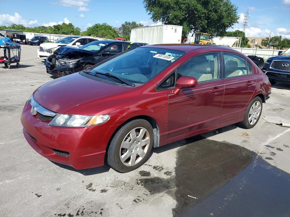 59615896 :رقم المزاد ، 2HGFA1F58AH543692 vin ، 2010 Honda Civic مزاد بيع