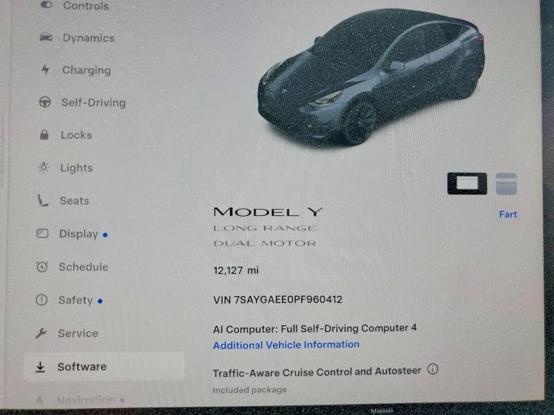 Aukcja sprzedaży 2023 Tesla Model Y, vin: 7SAYGAEE0PF960412, numer aukcji: 61859106