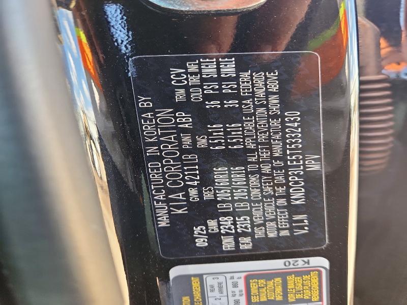 Aukcja sprzedaży 2026 Kia Niro, vin: KNDCP3LE5T5332430, numer aukcji: 61297446