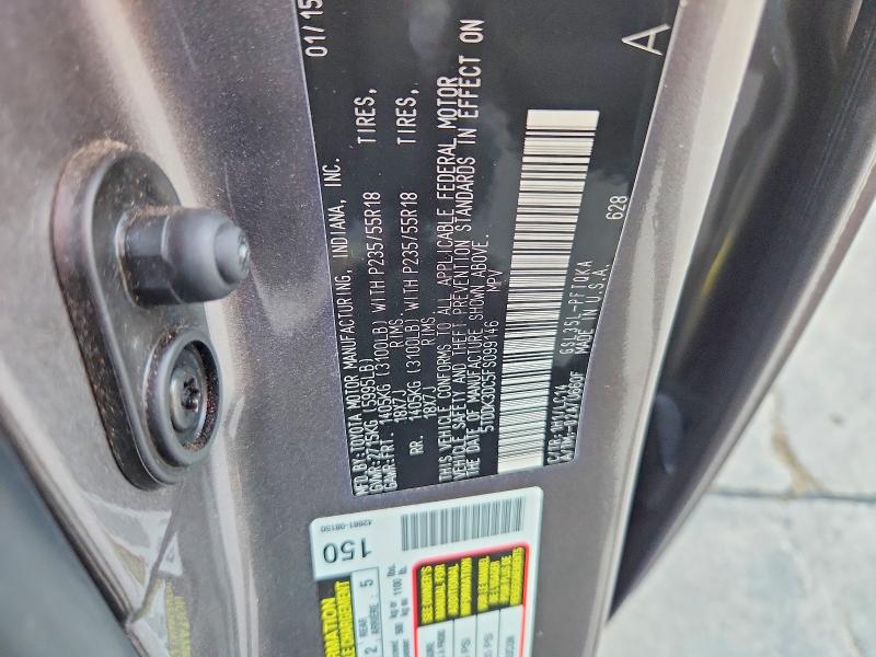 Продаж на аукціоні авто 2015 Toyota Sienna, vin: 5TDDK3DC5FS099146, номер лоту: 60944196