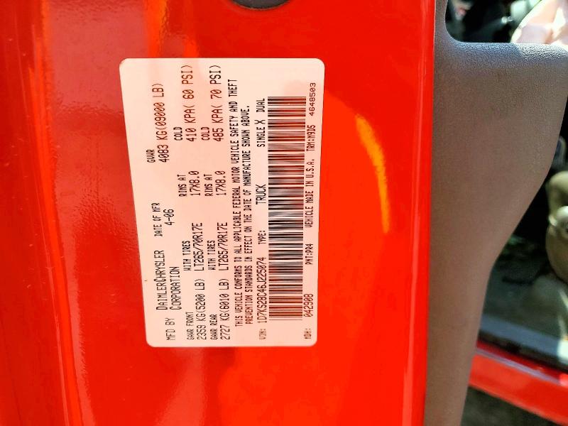 Продажа на аукционе авто 2006 Dodge Ram 2500, vin: 1D7KS28C46J225074, номер лота: 61030936