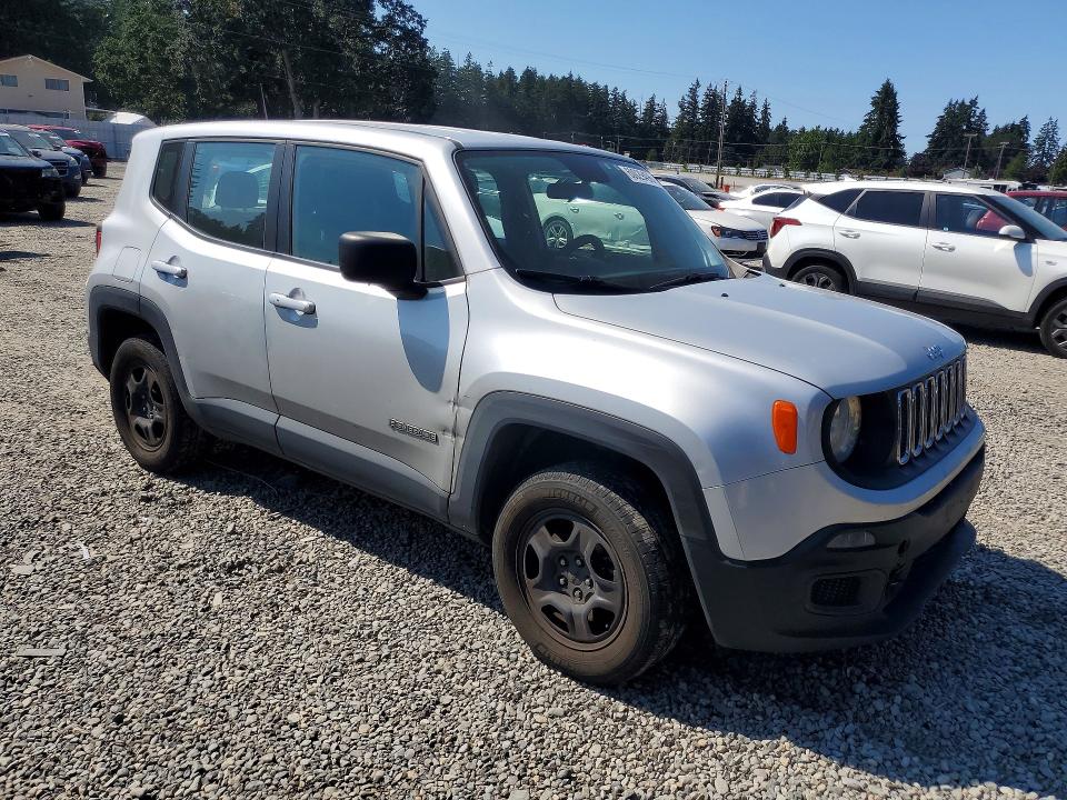 60029496 :رقم المزاد ، ZACCJBAT8GPD76321 vin ، 2016 Jeep Renegade مزاد بيع