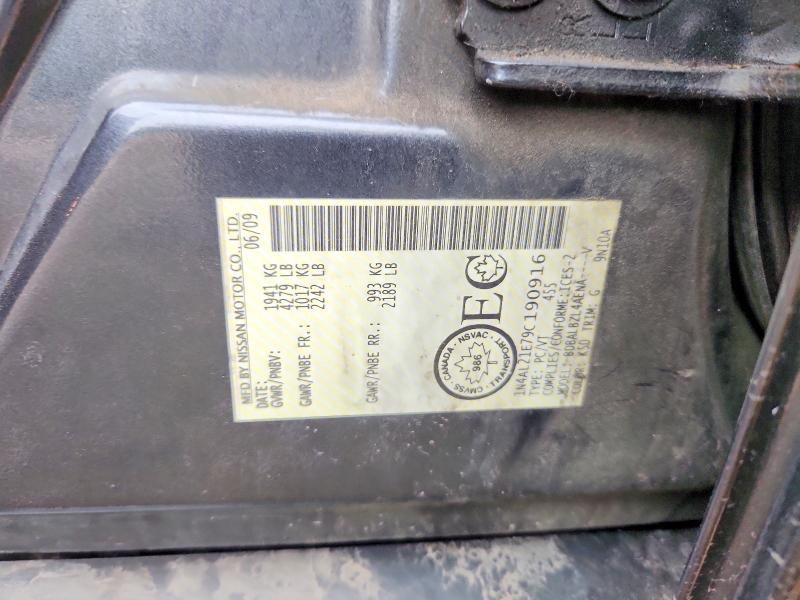 Продаж на аукціоні авто 2009 Nissan Altima, vin: 1N4AL21E79C190916, номер лоту: 59341066
