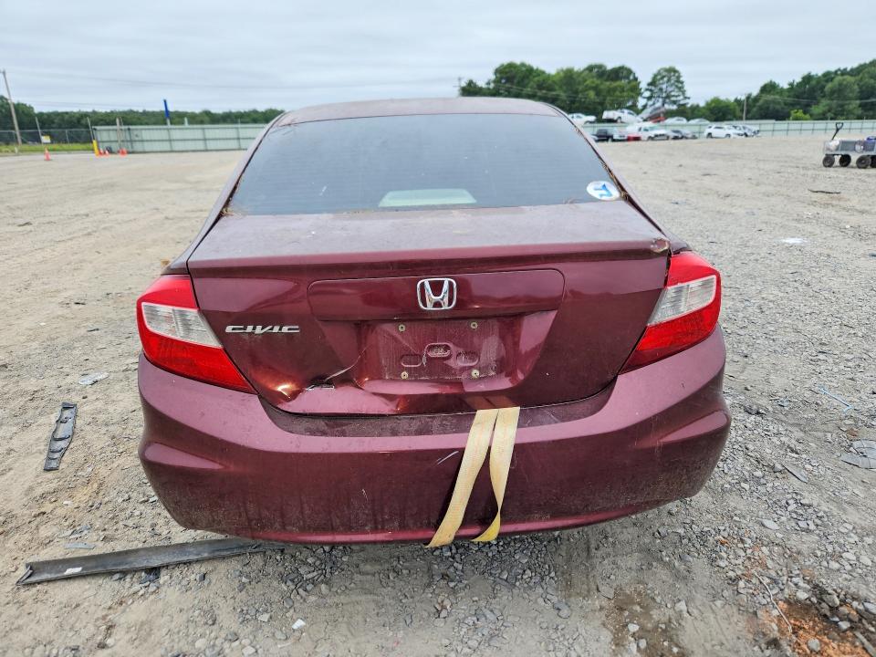 62621186 :رقم المزاد ، 19XFB2F50CE366121 vin ، 2012 Honda Civic مزاد بيع
