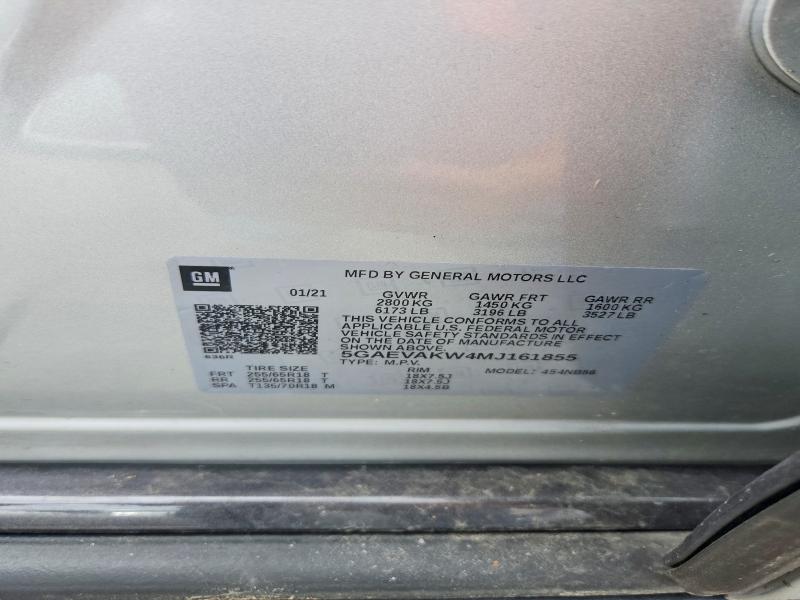 Продажа на аукционе авто 2021 Buick Enclave, vin: 5GAEVAKW4MJ161855, номер лота: 60617286