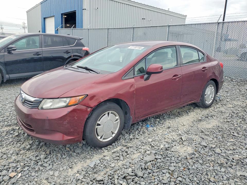 2012 Honda Civic მანქანა იყიდება აუქციონზე, vin: 2HGFB2E43CH031031, აუქციონის ნომერი: 61185166