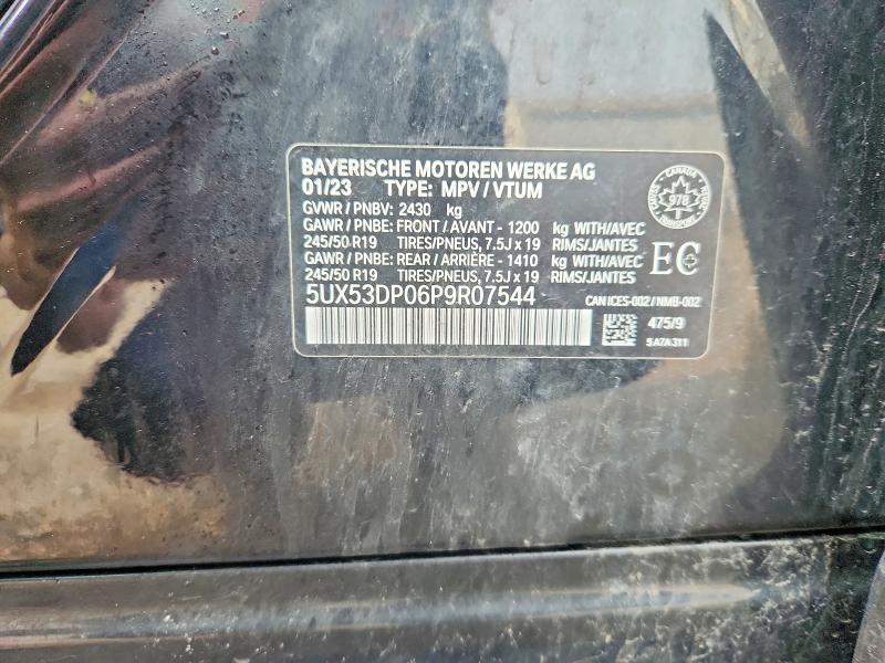 Продажа на аукционе авто 2023 Bmw X3, vin: 5UX53DP06P9R07544, номер лота: 61908006