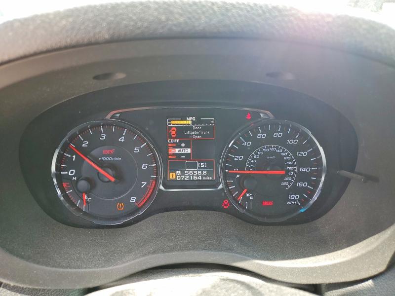 2018 Subaru Wrx მანქანა იყიდება აუქციონზე, vin: JF1VA2M60J9834236, აუქციონის ნომერი: 61929316