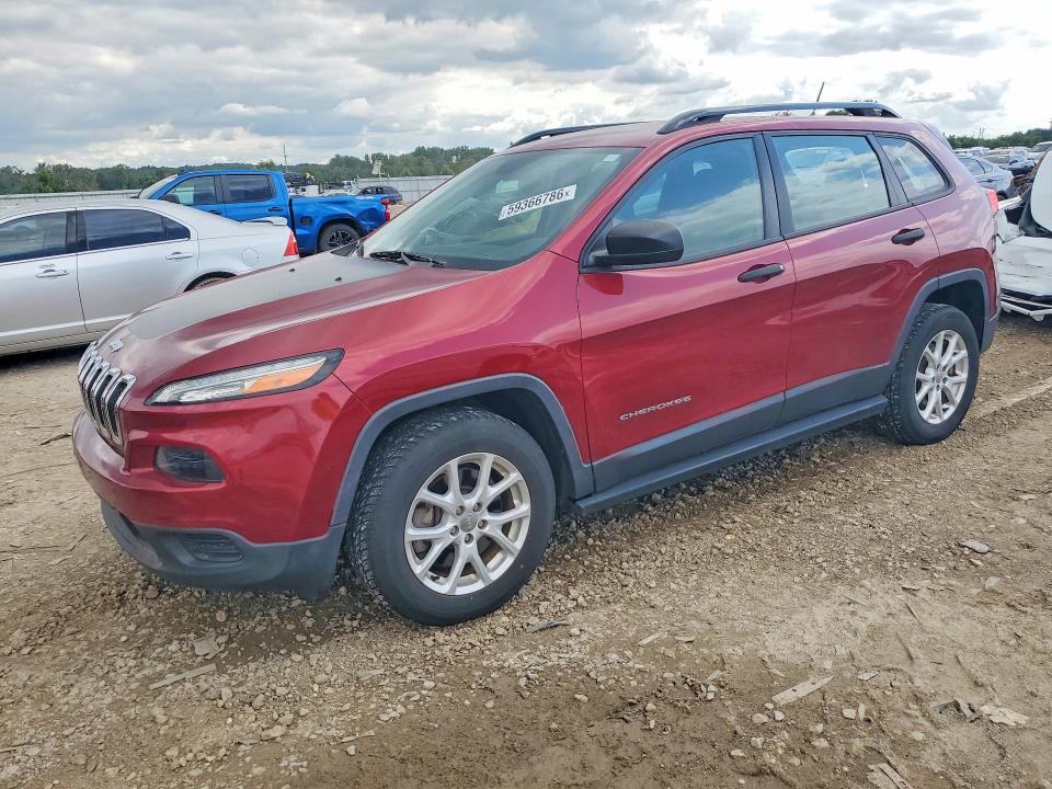 2015 Jeep Cherokee მანქანა იყიდება აუქციონზე, vin: 1C4PJMAB8FW762923, აუქციონის ნომერი: 59366786