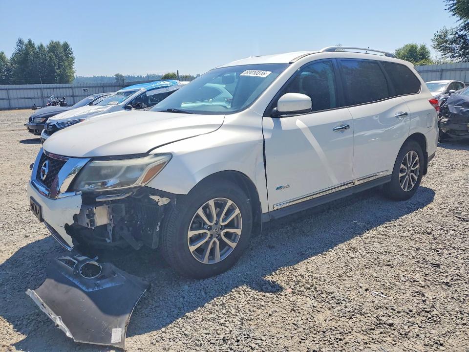 Продаж на аукціоні авто 2014 Nissan Pathfinder Hybrid, vin: 5N1CR2MM2EC636254, номер лоту: 62010316