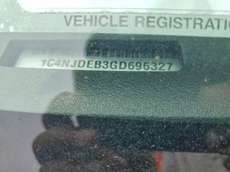 Aukcja sprzedaży 2016 Jeep Compass, vin: 1C4NJDEB3GD696327, numer aukcji: 61919216