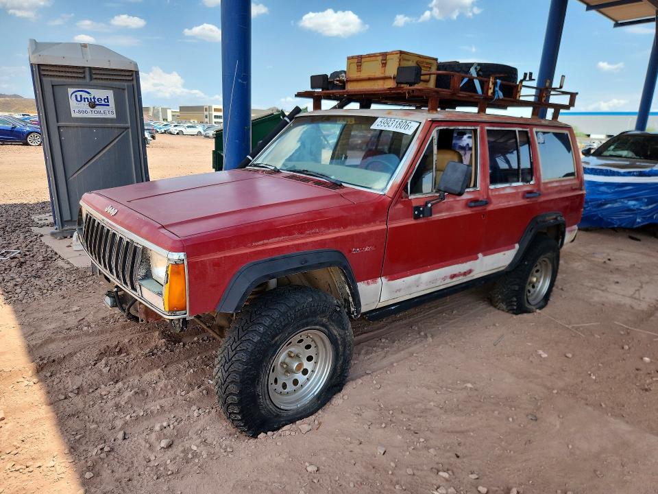1987 Jeep Cherokee მანქანა იყიდება აუქციონზე, vin: 1JCHX7815HT014733, აუქციონის ნომერი: 59931806