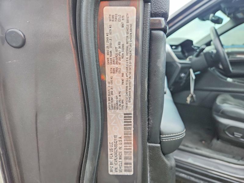 Aukcja sprzedaży 2022 Jeep Grand Cherokee, vin: 1C4RJKAG2N8542110, numer aukcji: 60251566