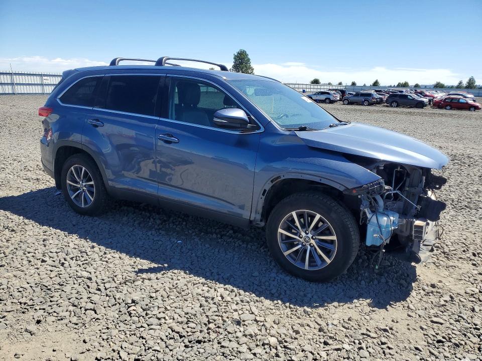 Продаж на аукціоні авто 2019 Toyota Highlander, vin: 5TDJZRFH5KS708949, номер лоту: 60246996
