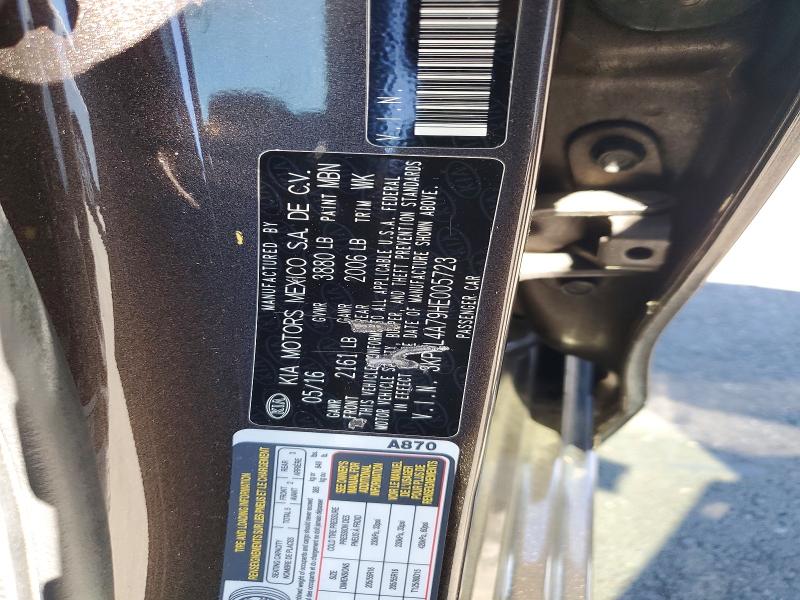 62671186 :رقم المزاد ، 3KPFL4A79HE005723 vin ، 2017 Kia Forte مزاد بيع