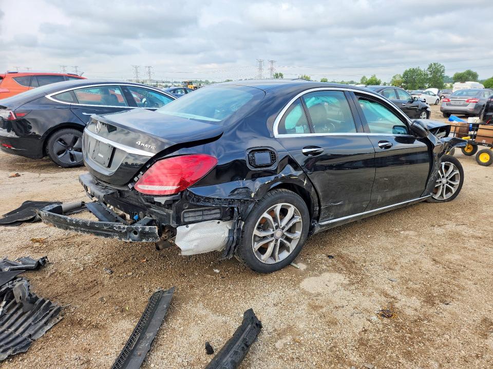 61727426 :رقم المزاد ، 55SWF4KB3HU204172 vin ، 2017 Mercedes-benz C مزاد بيع