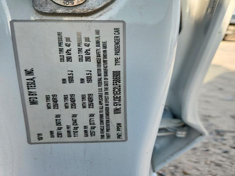 61420506 :رقم المزاد ، 5YJ3E1EC2LF586908 vin ، 2020 Tesla Model 3 مزاد بيع