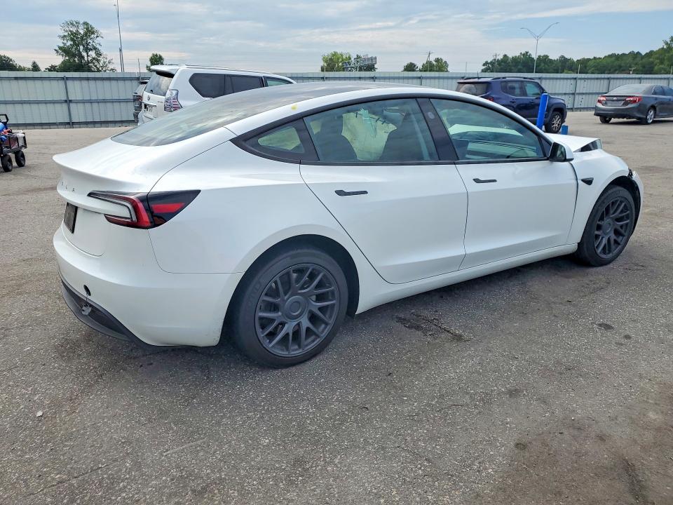 2025 Tesla Model 3 მანქანა იყიდება აუქციონზე, vin: 5YJ3E1EA5SF919549, აუქციონის ნომერი: 60295326
