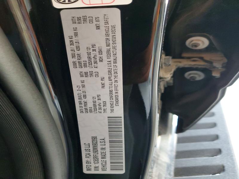 2021 Ram 1500 მანქანა იყიდება აუქციონზე, vin: 1C6SRFU90MN902898, აუქციონის ნომერი: 60605346